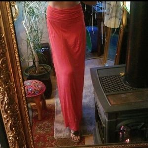Strapless midi or maxi skirt!